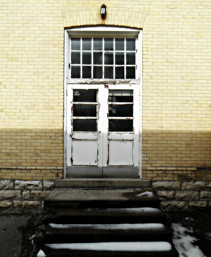 H Rustic Side Door Photograph by Cyryn Fyrcyd