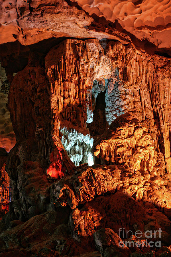 Ha Long Bay Cave I Photograph by Chuck Kuhn