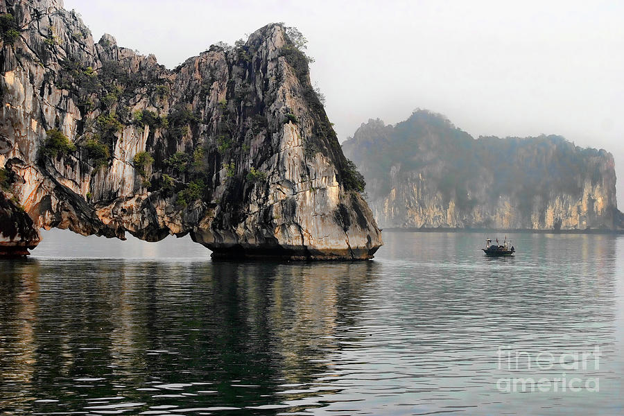 Ha Long Bay III Photograph by Chuck Kuhn