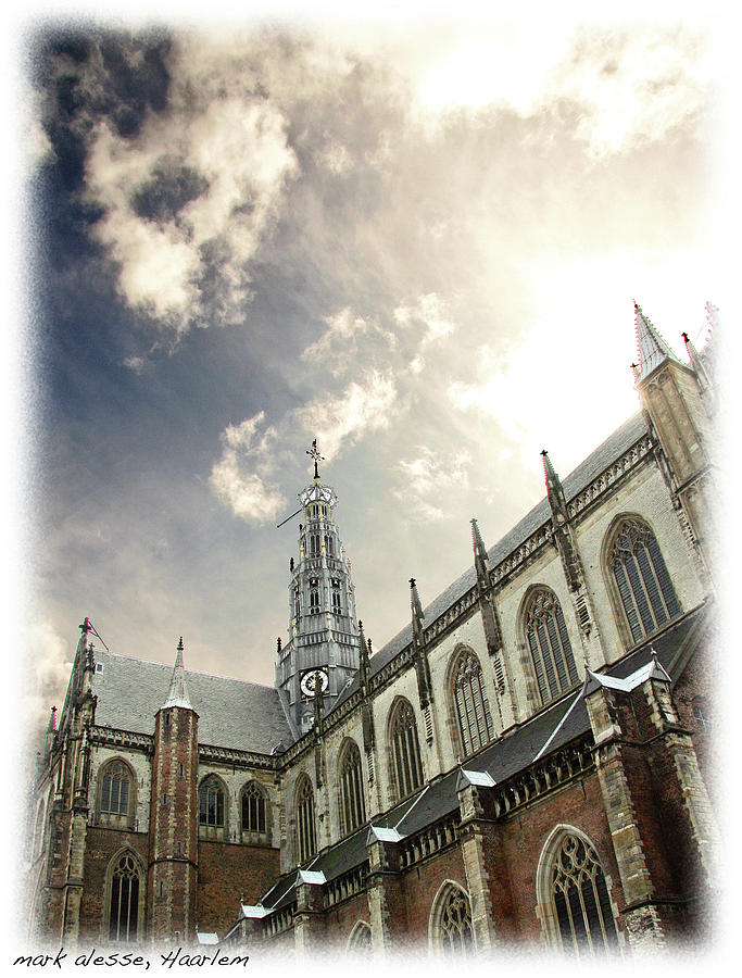Haarlem church Photograph by Mark Alesse