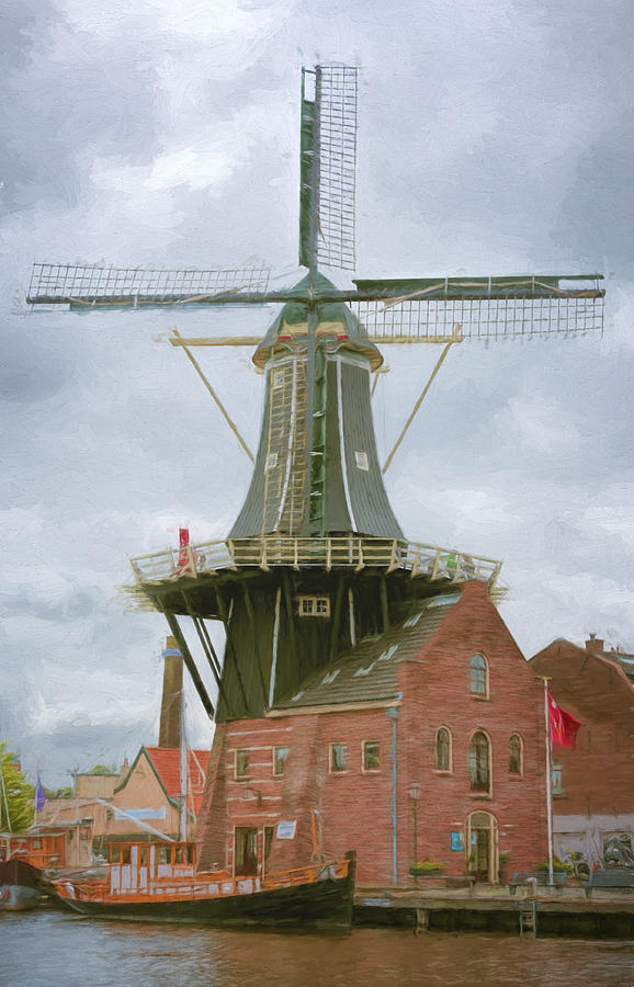 Haarlem Windmill Photograph by Joan Carroll