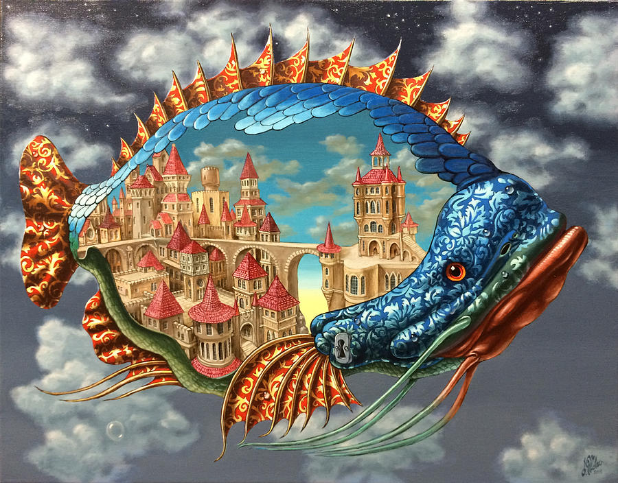 Habitable Fish Painting by Victor Molev