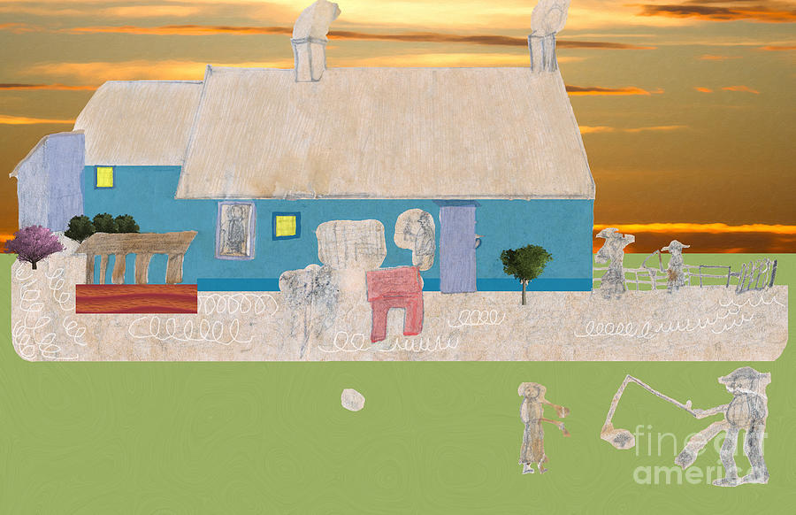 Habitants Version 3 Digital Art by Donna L Munro