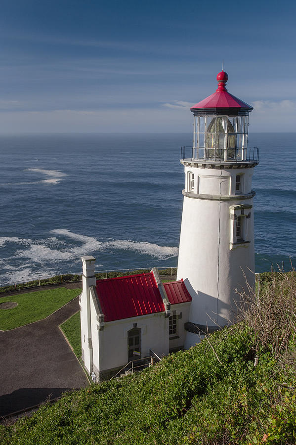 Haceta Head Lighthouse Photograph by Alex Hagerty - Fine Art America