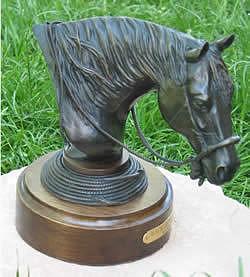 Hackamore Horse Sculpture by Bob Scheelings Hackamore Horse Sculpture by Bob Scheelings