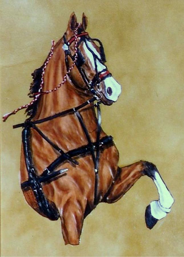 Horse Painting - Hackney by Lilly King
