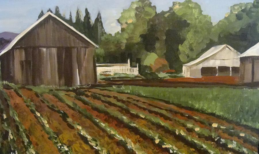 Hadley Farm Painting by Edith Hunsberger