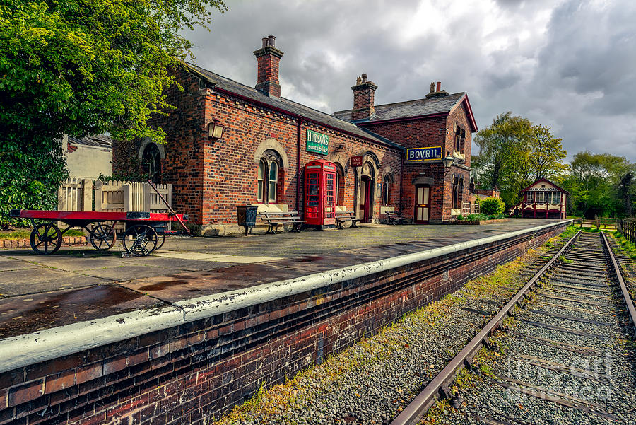 Architecture Photograph - Hadlow Road Railway Station by Adrian Evans