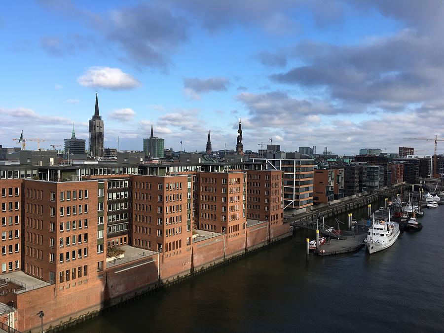 Hafen-city Hamburg Photograph by Marina Usmanskaya
