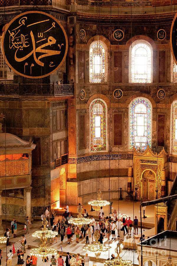 Hagia Sophia Interior 10 Photograph by Rick Piper Photography