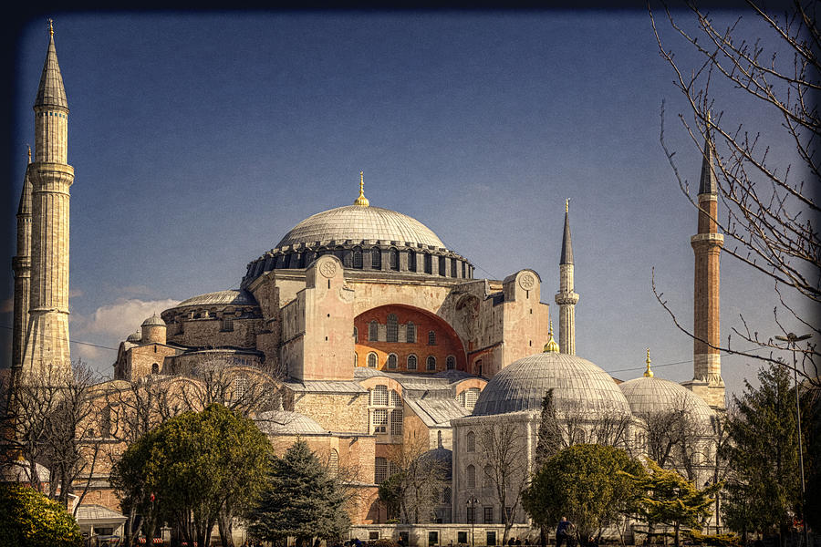 Byzantine Photograph - Hagia Sophia by Joan Carroll