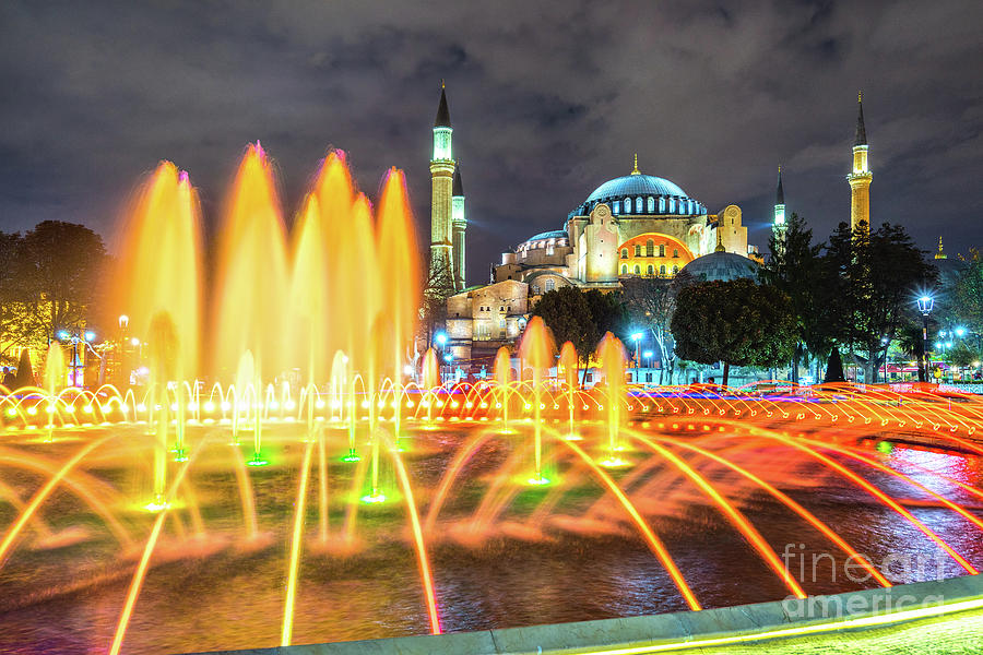 Hagia Sophia mosque - Istanbul - Turkey Photograph by Luciano Mortula
