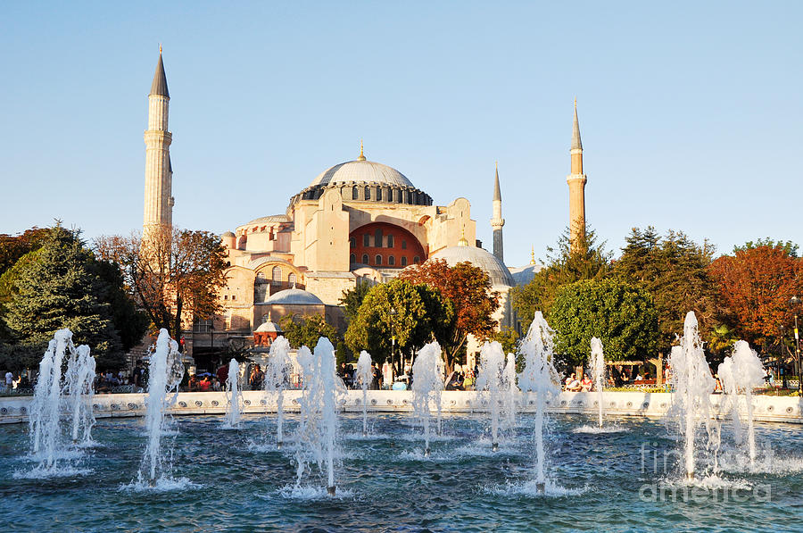 Hagia Sophia Water Fountains Photograph by Andrew Dinh