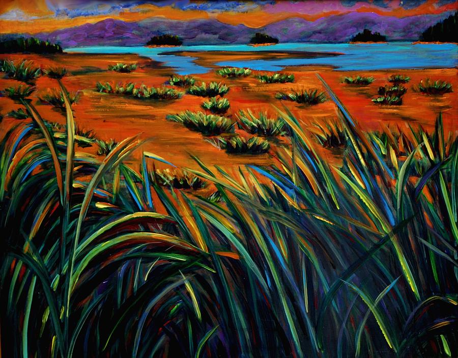 Queen Painting - Haida Gwaii Sunrise by Faye Dietrich
