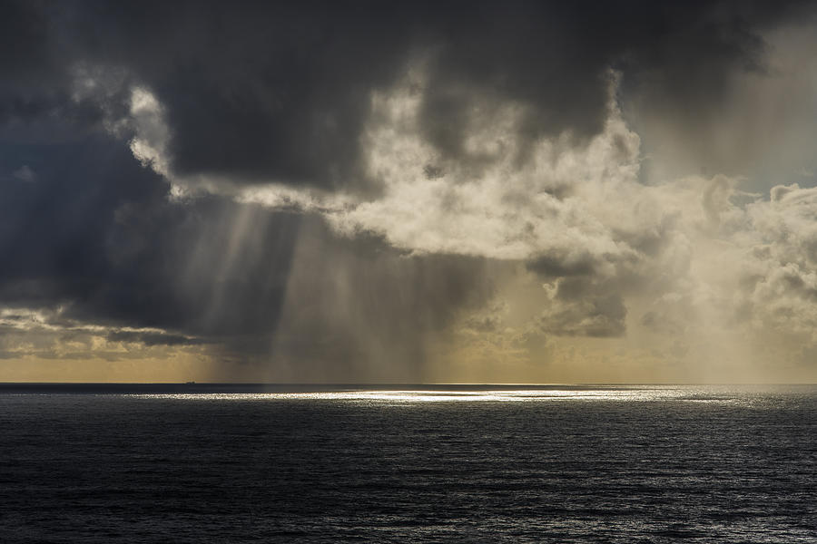Hail at Sea Photograph by Robert Potts