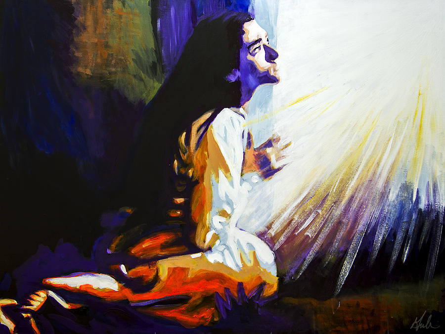 Hail Mary Painting by Steve Gamba