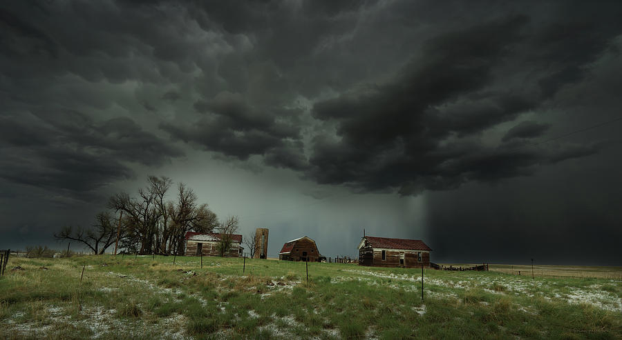 Hail Storm Photograph by Brian Gustafson