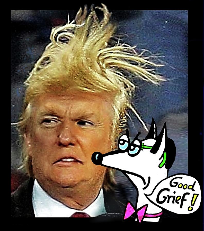 Hail  Puppet Emperor Trump...   Digital Art by Hartmut Jager