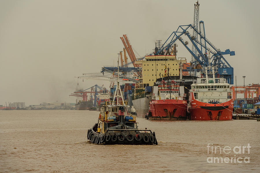 Haiphong Docks Photograph by Werner Padarin