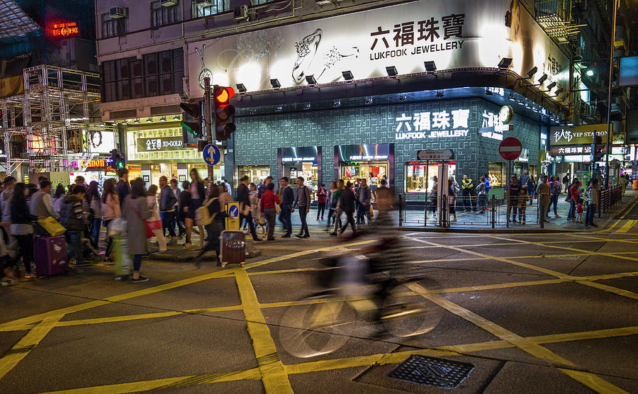 Haiphong Mansion Nathan Road Tsim Sha Tsui Kowloon Hong Kong Chi Photograph by Adam Rainoff