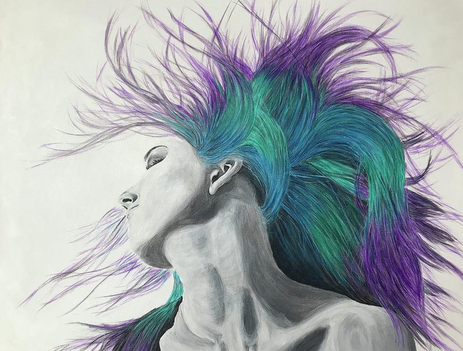 Hair Goals Painting By Alana Judah