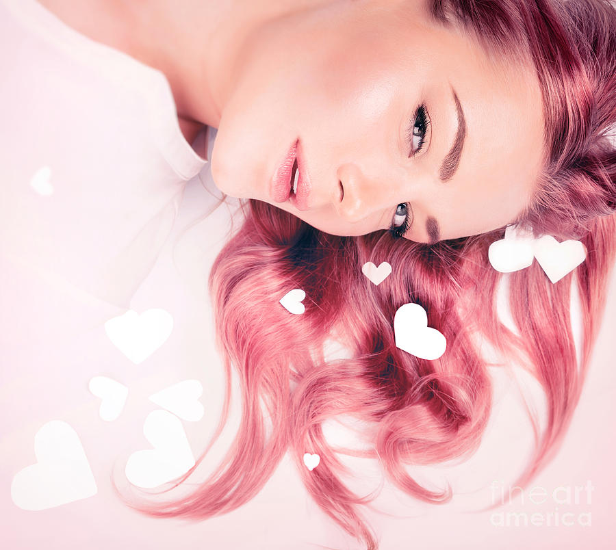 Hair idea for Valentines day Photograph by Anna Om