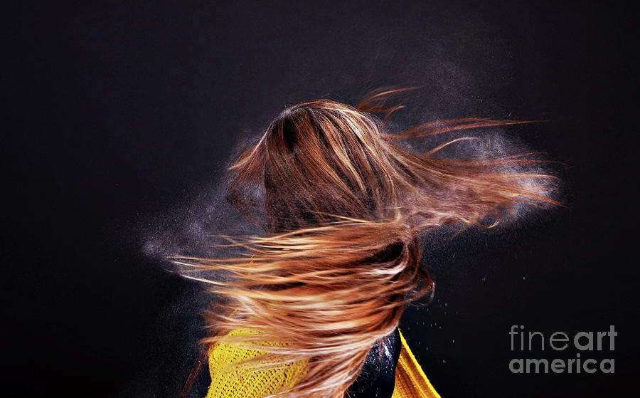 Hair motion  Photograph by Doron Magali
