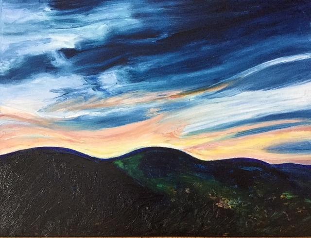 Hairpin Turn 3 N Adams Ma Painting By Therese Legere