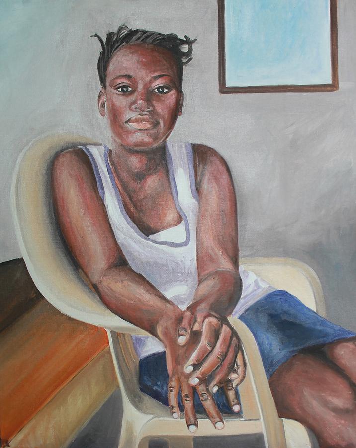 Haitian Beauty Painting by Elizabeth Blanchard | Fine Art America