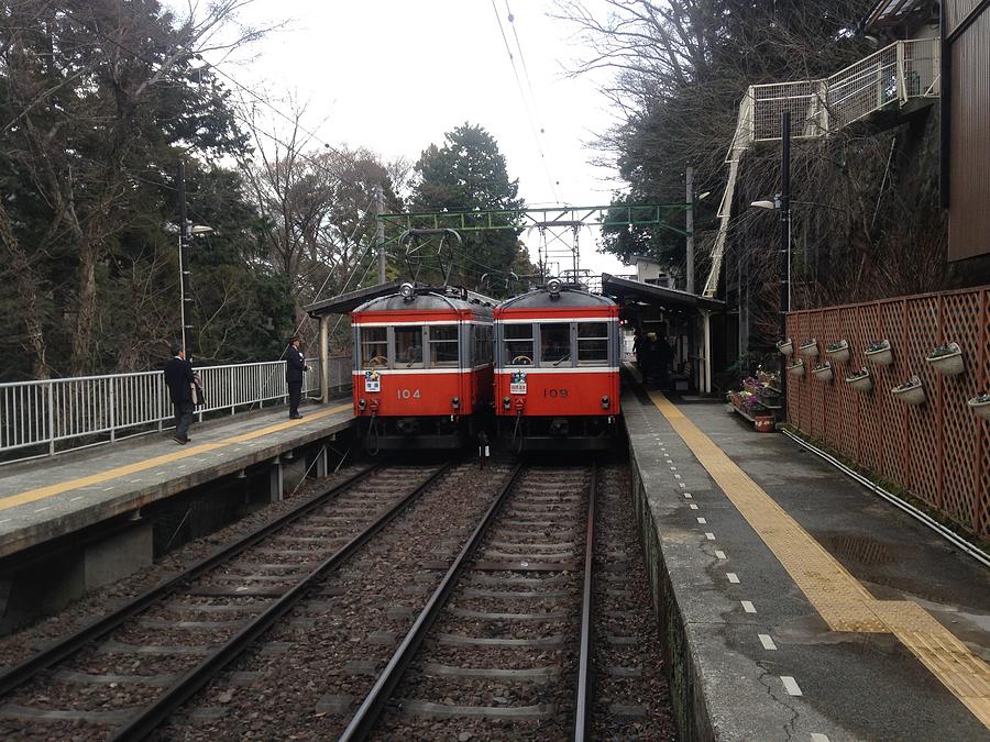 Train Photograph - Hakone tozan train by Minami Daminami