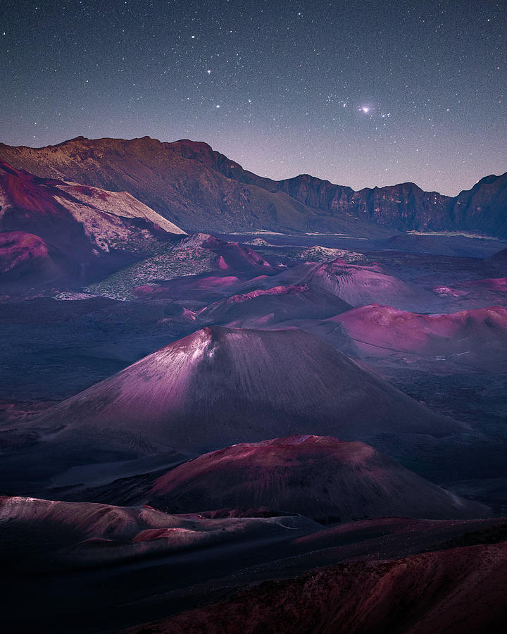 Haleakala and Orion Photograph by Micah Roemmling