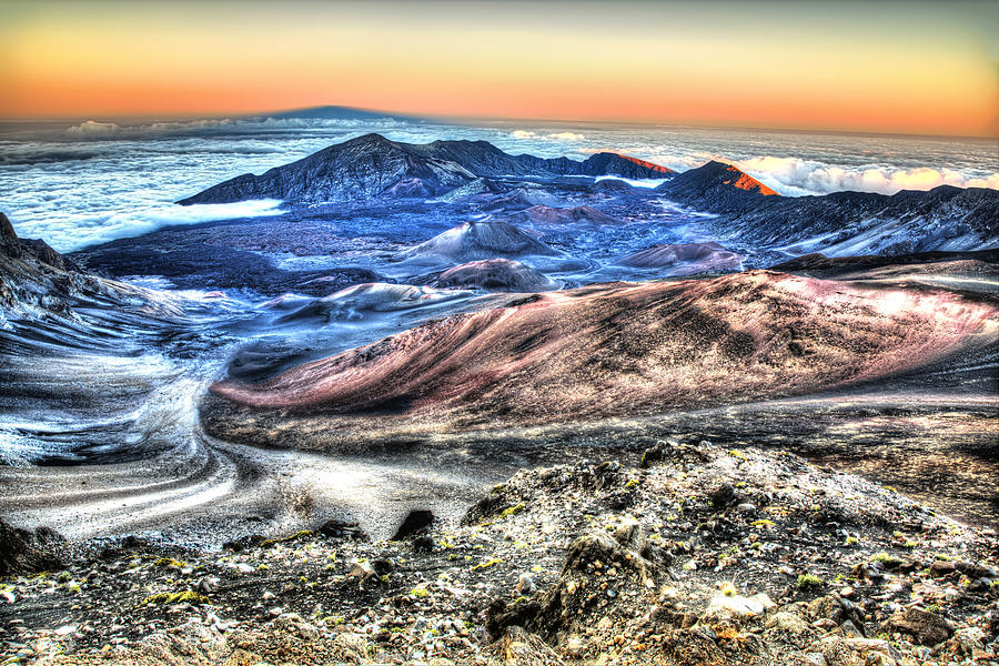 Haleakala Crater Sunset Maui Photograph by Shawn Everhart