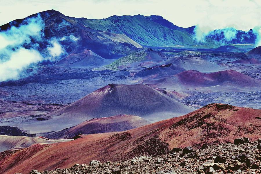 Landscape Photograph - Haleakala Crater in Maui by Kirsten Giving