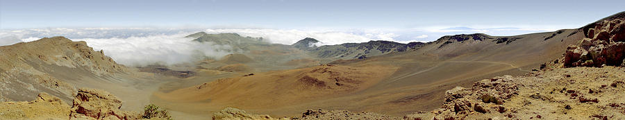 Haleakala Crater Panorama Photograph by Peter J Sucy