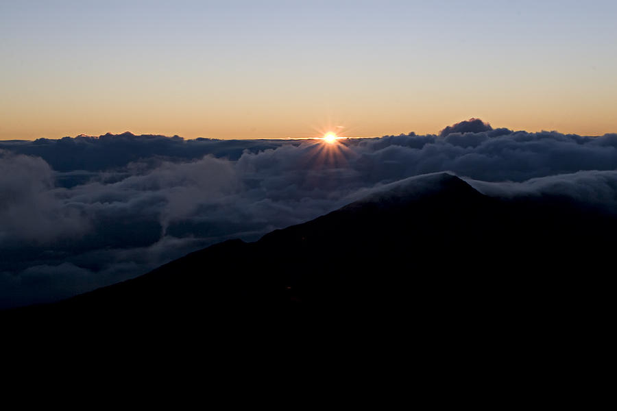 Haleakala Maui Sunrise Photograph by Waterdancer 