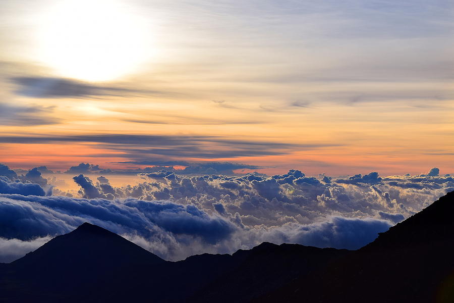 Haleakala Sunrise Above The Clouds Photograph by Debbie Hart - Fine Art ...