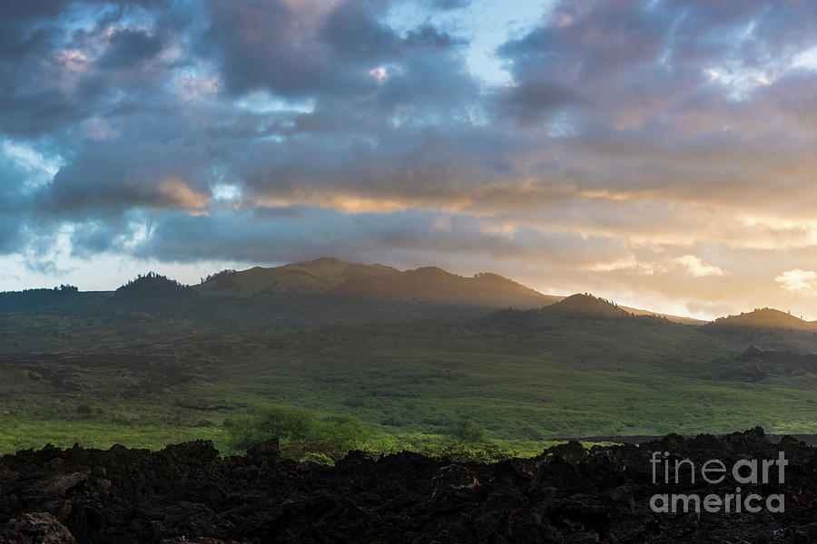 Landscape Photograph - Haleakala Sunrise - Maui by Sandra Bronstein