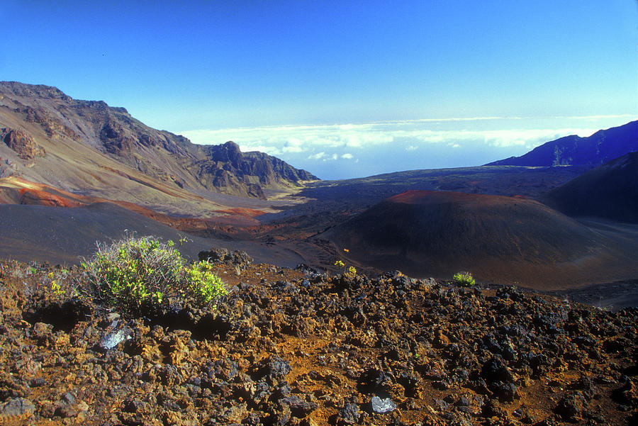 Haleakala Volcano Crater Photograph by John Burk