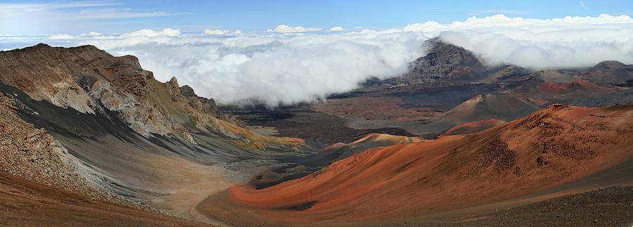 National Parks Photograph - Haleakala volcano landscape by Pierre Leclerc Photography