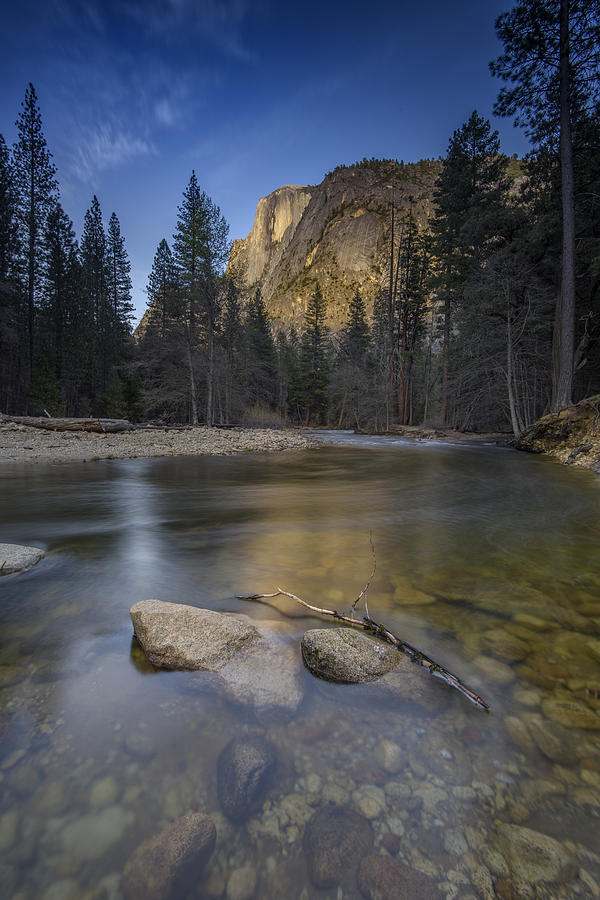 Yosemite National Park Photograph - Half Dome and the Merced by Rick Berk