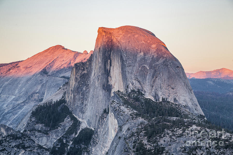 Half Dome at sunset Photograph by JR Photography