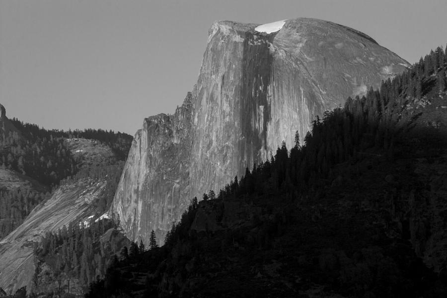 Half Dome Black and White  Photograph by John McGraw