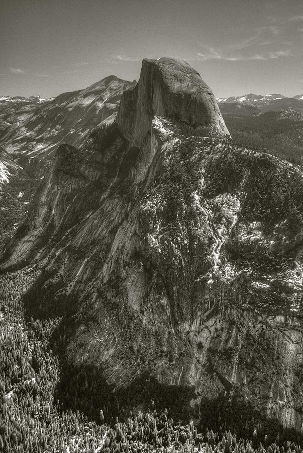 Half Dome from Glacier Point Photograph by Michael Kirk