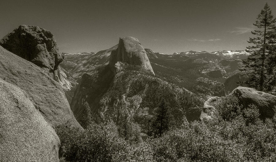 Half Dome from Panorama Trail Photograph by Michael Kirk