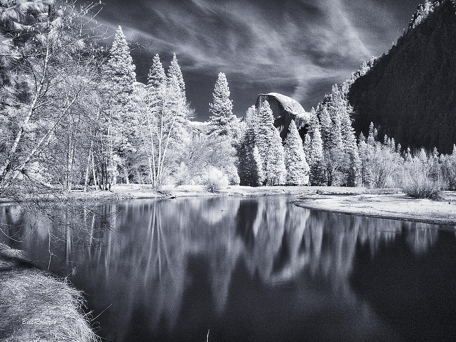 Half Dome In Infrared Photograph by Bill Roberts