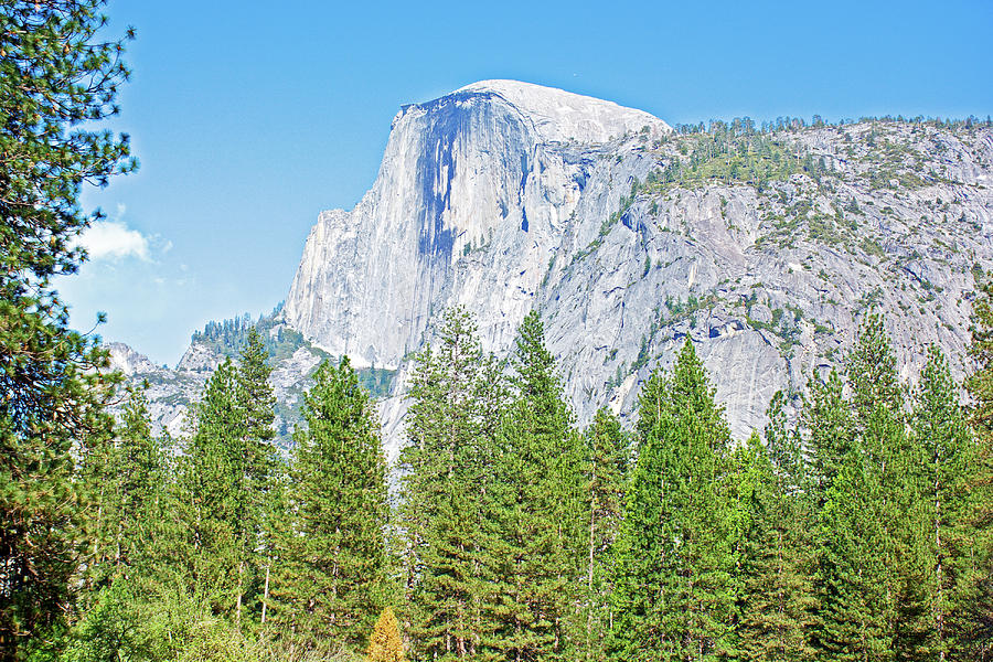 Half Dome in Spring III from Yosemite Valley in Yosemite National Park, California Photograph by Ruth Hager