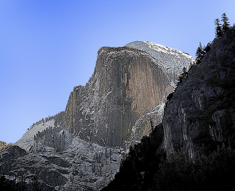 Half Dome Photograph by Larry Darnell