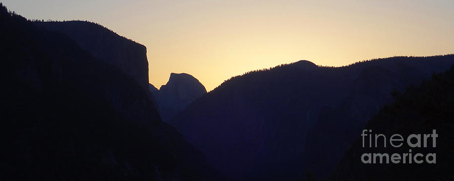 Half Dome Rising At Dawn Photograph by Max Allen