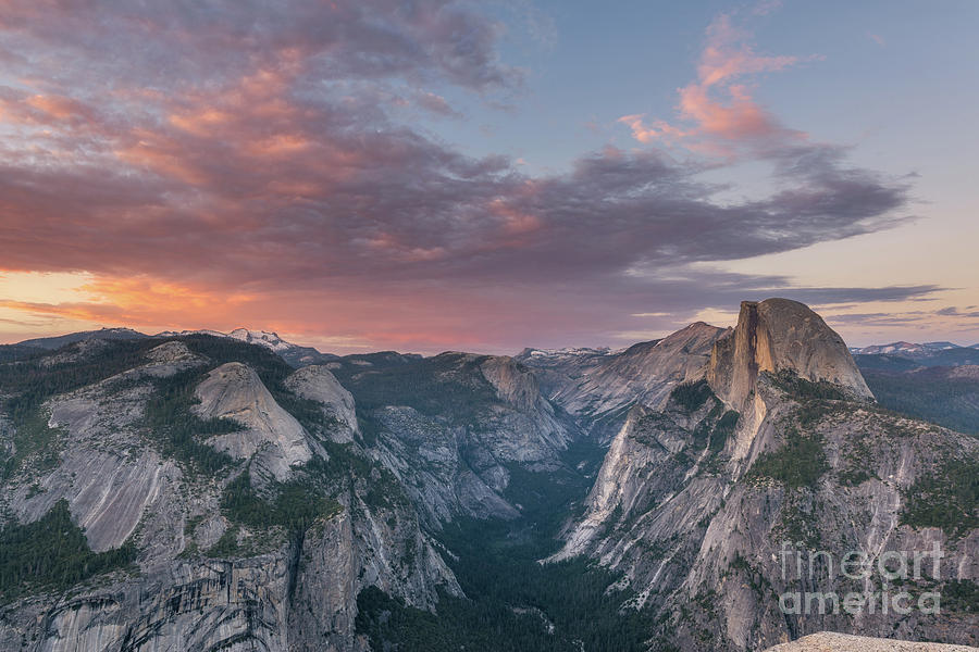 Half Dome Sunset  Photograph by Michael Ver Sprill