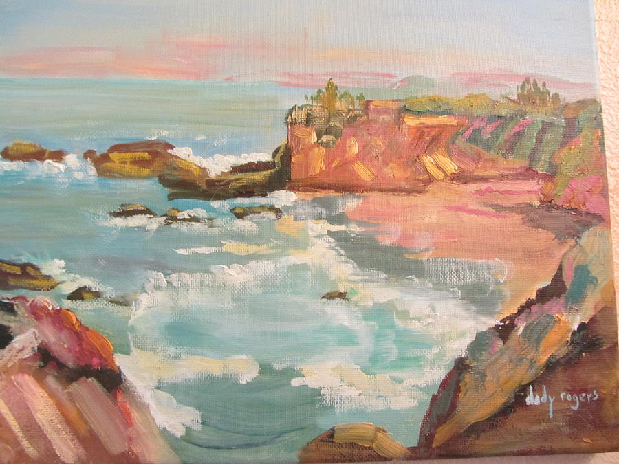 Half Moon Bay Painting by Dody Rogers